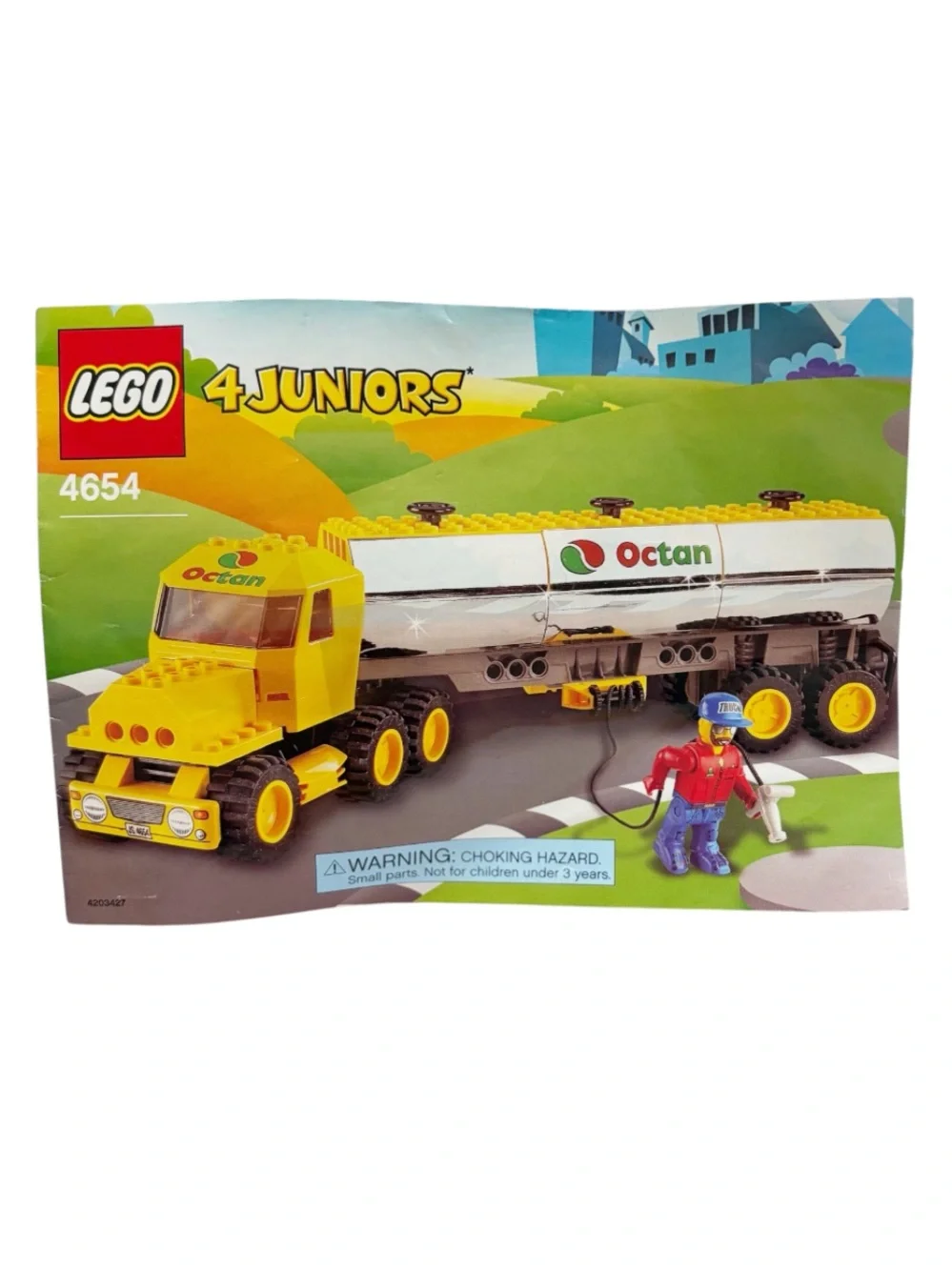 LEGO | Vintage 4 Juniors Octan Tanker Truck Complete Set 4654 LEGO City Rare